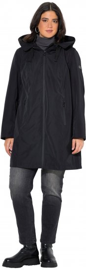 Ulla Popken HYPRAR Waterproof Jacket Black - Jacken - Damenjacken in großen Größen