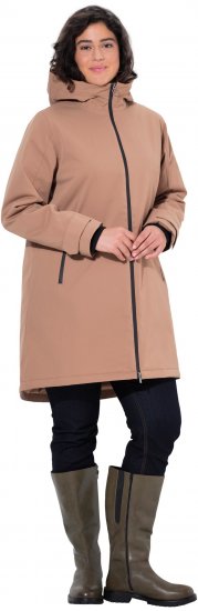 Ulla Popken HYPRAR Triple-Function Longline Jacket Camel - Jacken - 