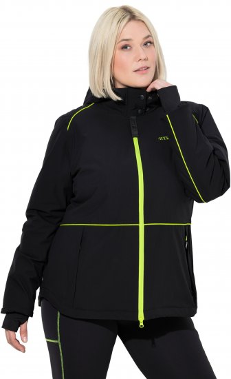 Ulla Popken HYPRAR Triple Function Coat Black - Jacken - Damenjacken in großen Größen