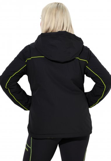 Ulla Popken HYPRAR Triple Function Coat Black - Jacken - Damenjacken in großen Größen