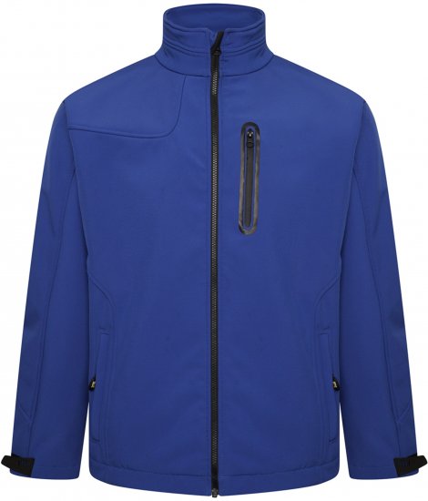 Kam Jeans KV132 Softshell Panelled Jacket Royal Blue - Herren jacken - Herren Jacken in großen Größen