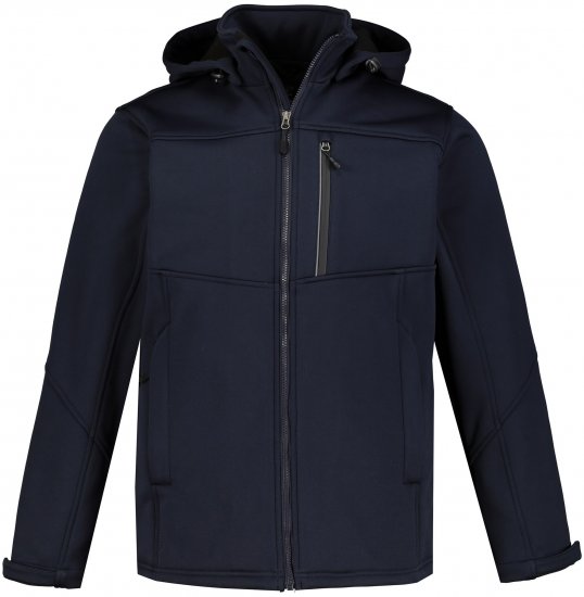 JP1880 Jacket Fleece Lined Softshell Navy - Herren jacken - Herren Jacken in großen Größen
