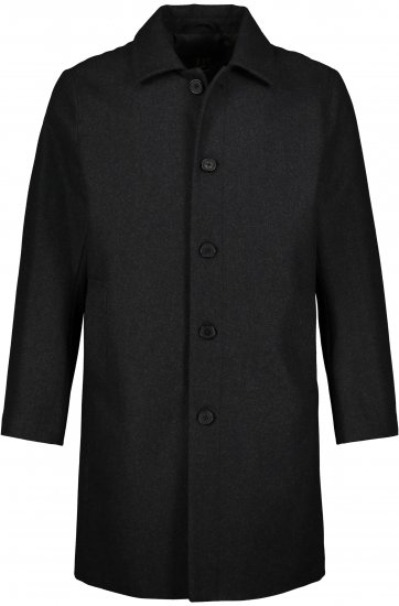 JP1880 Coat Wool Blend Water Repellent Dark Grey - Herren jacken - Herren Jacken in großen Größen
