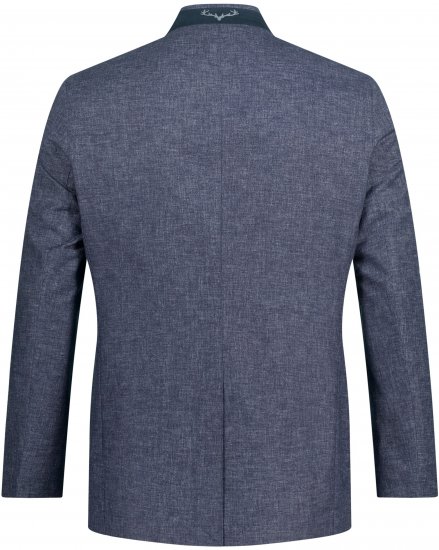 JP1880 Traditional Jacket Linen Blend Navy - Herren jacken - Herren Jacken in großen Größen