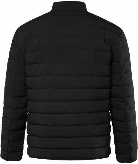 JP1880 Jacket Quilted Stand-up Collar Black - Herren jacken - Herren Jacken in großen Größen