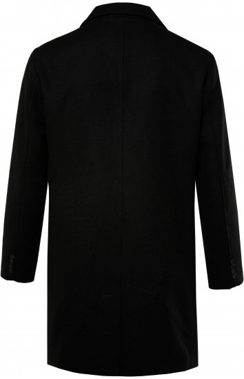 JP1880 Coat Classic Wool Blend Black - Herren jacken - Herren Jacken in großen Größen