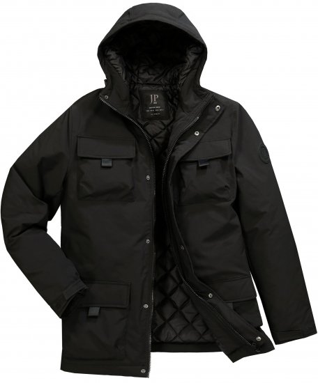 JP1880 Field Jacket Wind-repellent Black - Herren jacken - Herren Jacken in großen Größen