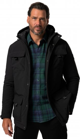 JP1880 Field Jacket Wind-repellent Black - Herren jacken - Herren Jacken in großen Größen