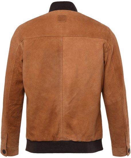 JP1880 Jacket Leather Lamb Nappa Brown - Herren jacken - Herren Jacken in großen Größen