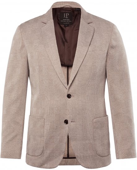 JP1880 Jacket Business Checked Beige - Herrenanzüge und -blazer - Herrenanzüge und -blazer in großen Größen