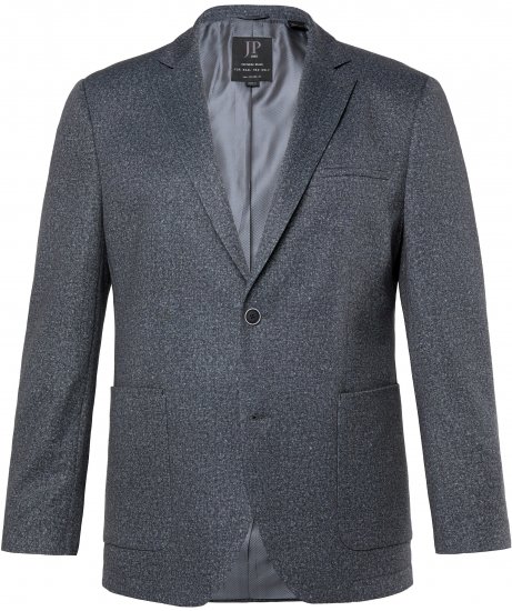 JP1880 Jacket Business Donegal Graphite Grey - Herren jacken - Herren Jacken in großen Größen