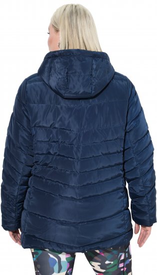 Ulla Popken Quilted Water Repellent Jacket Navy Blue - Jacken & Mäntel - 