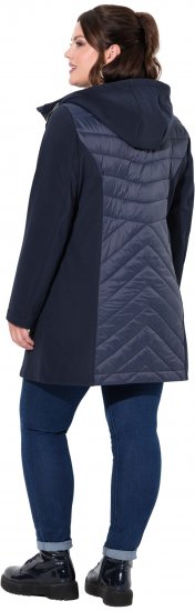 Ulla Popken HYPRAR Softshell Long Cut Jacket Navy - Jacken - Damenjacken in großen Größen