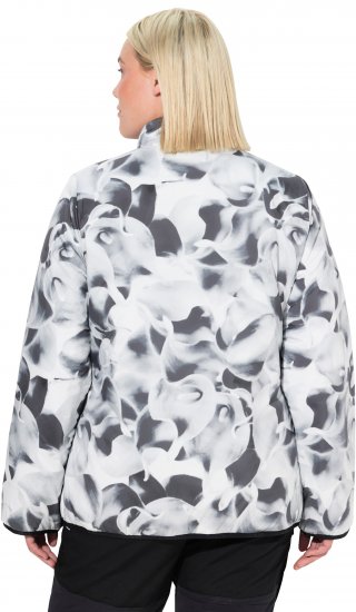 Ulla Popken HYPRAR Reversible Printed Jacket Black - Jacken - 