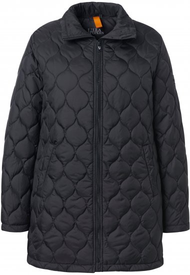 Ulla Popken HYPRAR Water-Repellent Quilted Jacket Black - Jacken - Damenjacken in großen Größen