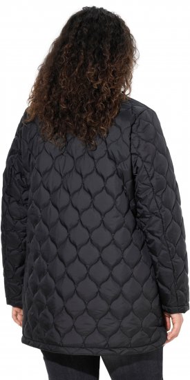 Ulla Popken HYPRAR Water-Repellent Quilted Jacket Black - Jacken - Damenjacken in großen Größen