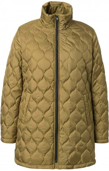 Ulla Popken HYPRAR Water-Repellent Quilted Jacket Dark Mustard Yellow - Jacken - 