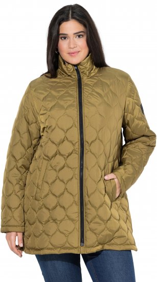 Ulla Popken HYPRAR Water-Repellent Quilted Jacket Dark Mustard Yellow - Jacken - 