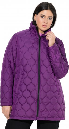 Ulla Popken HYPRAR Water-Repellent Quilted Jacket Plum - Jacken - Damenjacken in großen Größen