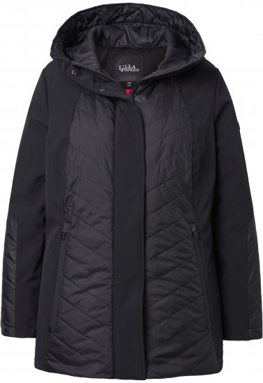 Ulla Popken HYPRAR Functional Softshell Jacket Black - Jacken - Damenjacken in großen Größen