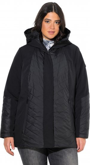 Ulla Popken HYPRAR Functional Softshell Jacket Black - Jacken - Damenjacken in großen Größen