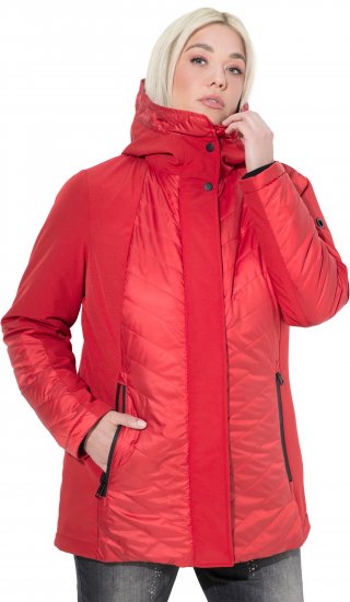 Ulla Popken HYPRAR Functional Softshell Jacket Red - Jacken - Damenjacken in großen Größen