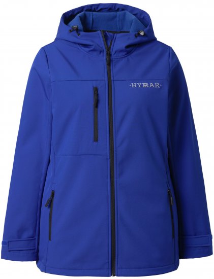 Ulla Popken HYPRAR Softshell Fleece Lined Jacket Capri Blue - Jacken - Damenjacken in großen Größen