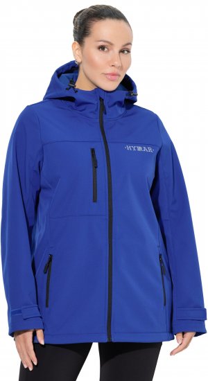 Ulla Popken HYPRAR Softshell Fleece Lined Jacket Capri Blue - Jacken - Damenjacken in großen Größen