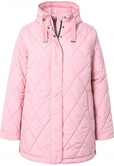 Ulla Popken HYPRAR Quilted Water-Repellent Jacket Soft Dusty Rose - Jacken - 