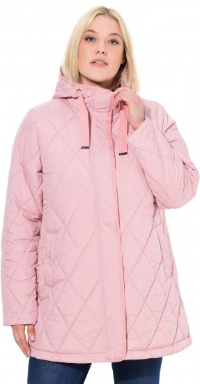 Ulla Popken HYPRAR Quilted Water-Repellent Jacket Soft Dusty Rose - Jacken - 