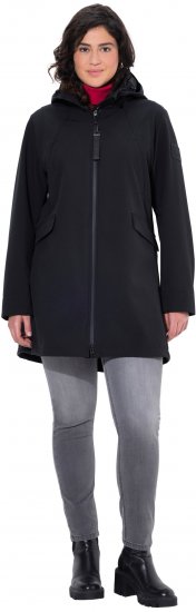 Ulla Popken HYPRAR Water Repellent Softshell Jacket Black - Jacken - 