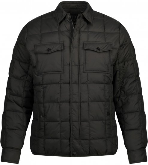 JP1880 Quilted Shirt Collar Jacket TALL Anthracite - TALL jacken - 