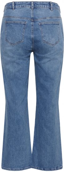Kaffe Curve Leoana Weite lange Jeans Vintageblau - Jeans & Hosen in Großen Größen – Plus Size Damenmode - 