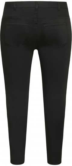 Kaffe Curve Dina Slim-Jeans in Cropped-Länge Schwarz - Jeans & Hosen in Großen Größen – Plus Size Damenmode - 