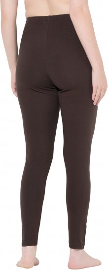 Ulla Popken Basic Stretch Knit Ankle Length Leggings Pine Brown - Jeans & Hosen in Großen Größen – Plus Size Damenmode - 