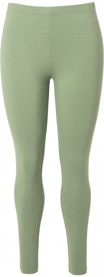 Ulla Popken Basic Stretch Knit Ankle Length Leggings Olive - Jeans & Hosen in Großen Größen – Plus Size Damenmode - 
