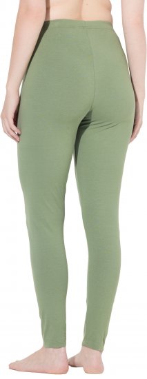 Ulla Popken Basic Stretch Knit Ankle Length Leggings Olive - Jeans & Hosen in Großen Größen – Plus Size Damenmode - 