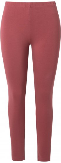 Ulla Popken Basic Stretch Knit Ankle Length Leggings Brick Red - Jeans & Hosen in Großen Größen – Plus Size Damenmode - Jeans & Hosen, EU 42–70