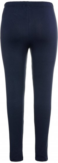 Ulla Popken Basic Stretch Knit Ankle Length Leggings Navy - Jeans & Hosen in Großen Größen – Plus Size Damenmode - 