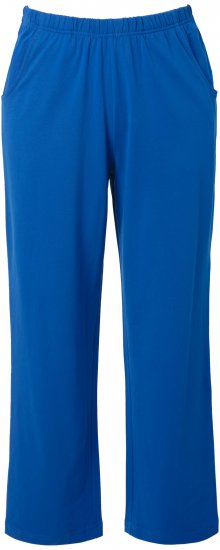 Ulla Popken Pull On Knit Straight Leg Pocket Pants Denim Blue - DAMENBEKLEIDUNG 40-66 - 