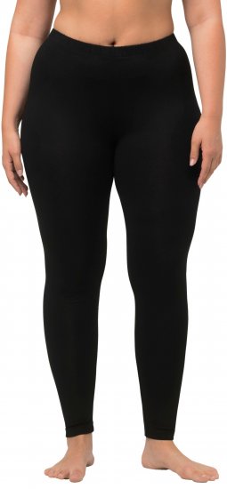 Ulla Popken Viscose Spandex Leggings Black - Jeans & Hosen in Großen Größen – Plus Size Damenmode - 