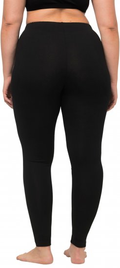 Ulla Popken Viscose Spandex Leggings Black - Jeans & Hosen in Großen Größen – Plus Size Damenmode - 