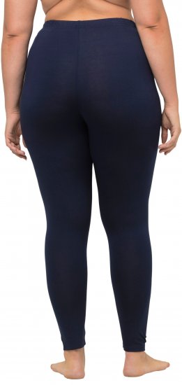 Ulla Popken Viscose Spandex Leggings Night Blue - Jeans & Hosen in Großen Größen – Plus Size Damenmode - 