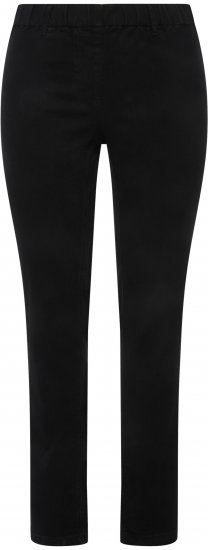 Ulla Popken Denim Look All Elastic Pocket Sienna Jeggings Black - Jeans & Hosen in Großen Größen – Plus Size Damenmode - Jeans & Hosen, EU 42–70