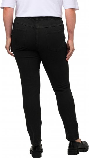 Ulla Popken Denim Look All Elastic Pocket Sienna Jeggings Black - Jeans & Hosen in Großen Größen – Plus Size Damenmode - Jeans & Hosen, EU 42–70