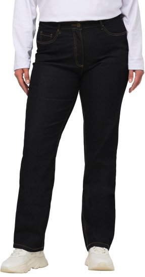 Ulla Popken Regular Fit Mandy Stretch Jeans Dark Blue Denim - Jeans & Hosen in Großen Größen – Plus Size Damenmode - Jeans & Hosen, EU 42–70