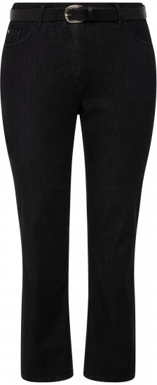 Ulla Popken Sammy Fit Slim Leg Stretch Jeans Black - Jeans & Hosen in Großen Größen – Plus Size Damenmode - 