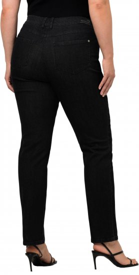 Ulla Popken Sammy Fit Slim Leg Stretch Jeans Black - Jeans & Hosen in Großen Größen – Plus Size Damenmode - 
