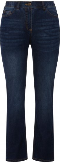 Ulla Popken Sammy Fit Slim Leg Stretch Jeans Blue Denim - Jeans & Hosen in Großen Größen – Plus Size Damenmode - 