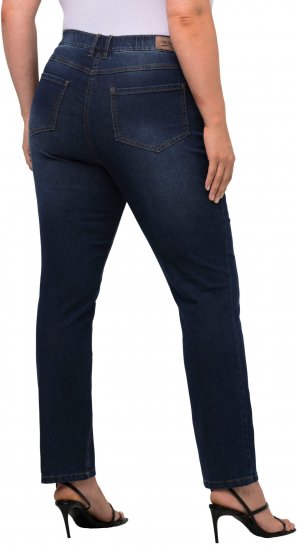 Ulla Popken Sammy Fit Slim Leg Stretch Jeans Blue Denim - Jeans & Hosen in Großen Größen – Plus Size Damenmode - 